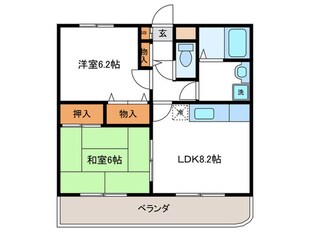 オクトーブル桂の物件間取画像